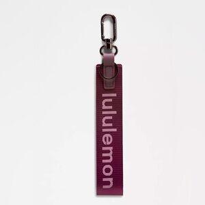 New Lululemon Never Lost Keychain Plum Pink